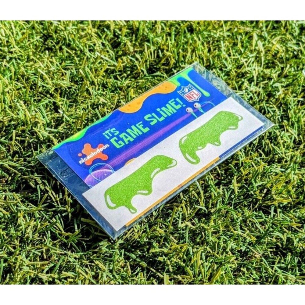 2024 Super Bowl VEGAS LVIII 49ers Chiefs Nickelodeon Game Slime Face Stickers
